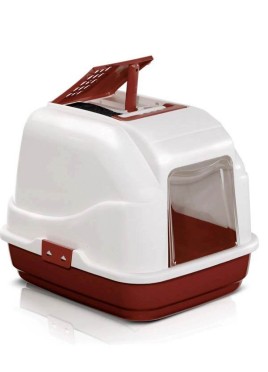 IMAC Easy Cat Brown Litter Covered Box 